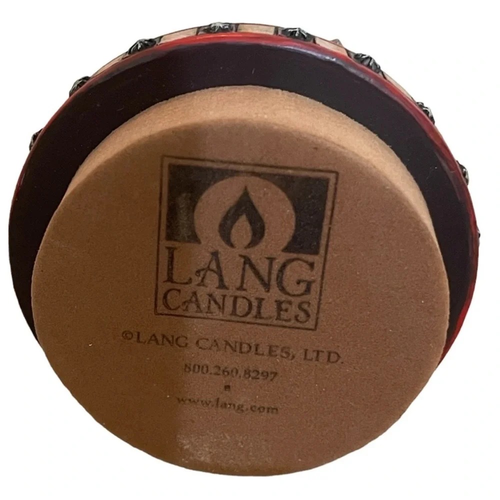 CHRISTMAS LANG Candle Topper Stopper Christmas Tree Teddy Bear Blocks